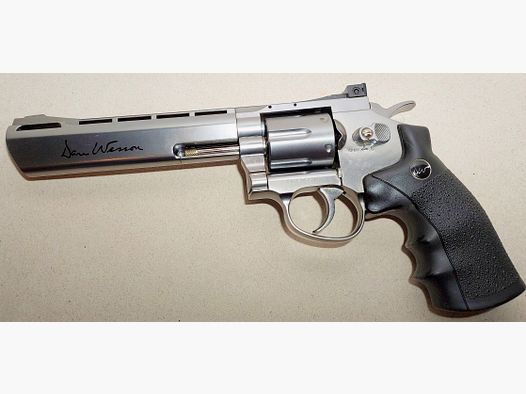 Dan Wesson 6" Revolver 4,5 mm Stahl BB Co2 Silber (P18)