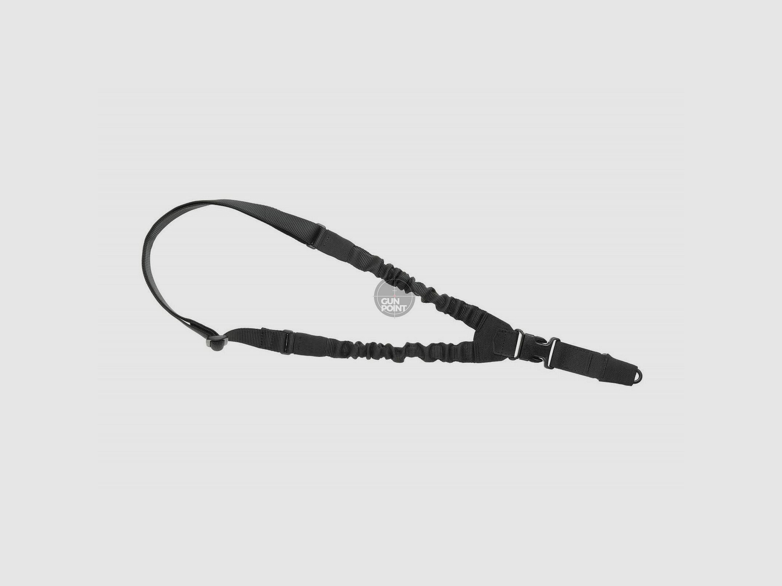 Clawgear One Point Elastic Support Sling Snap Hook-Schwarz