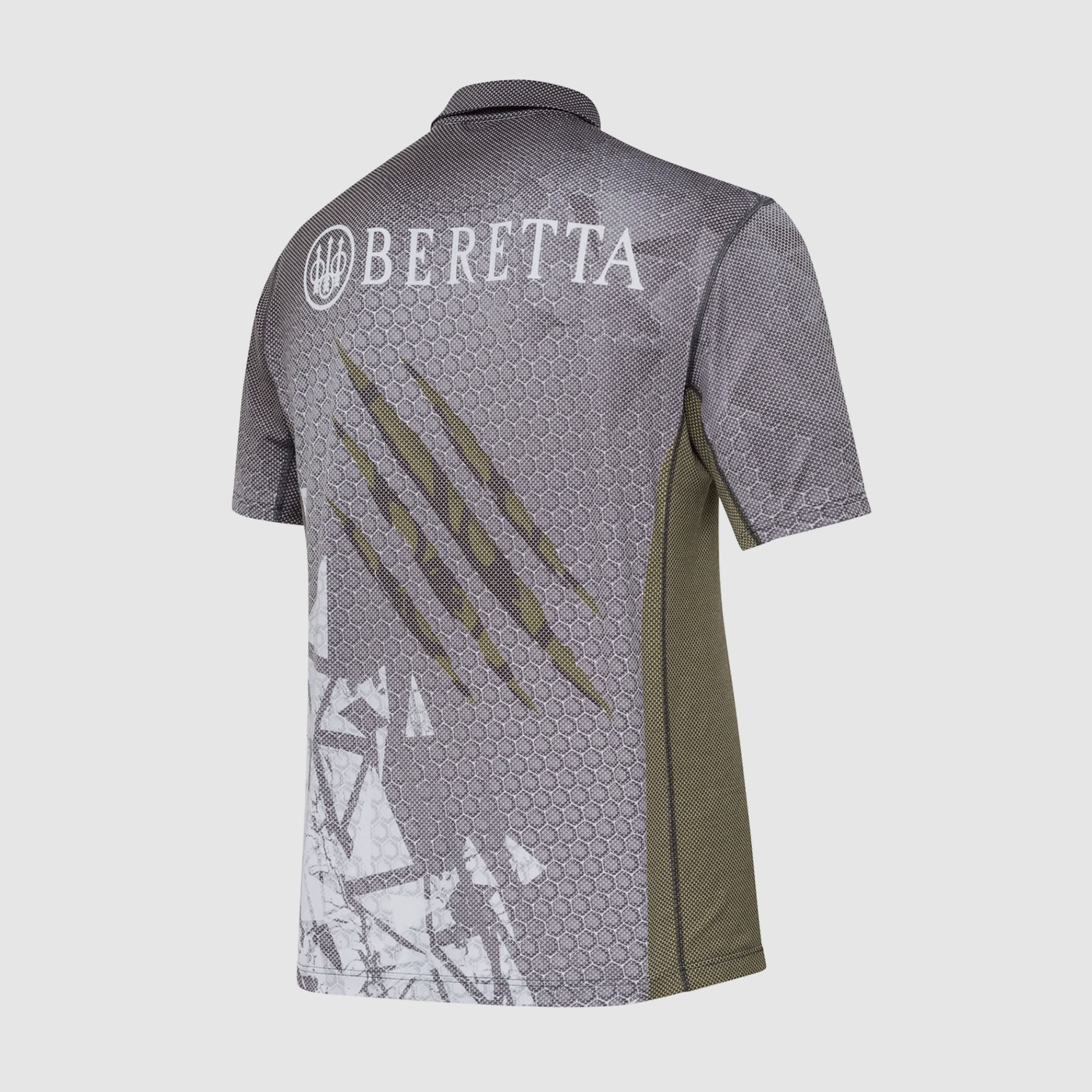 T-SHIRT – BERETTA – RUSH SCRATCH POLO Black & Green Stone, image 2 of 5