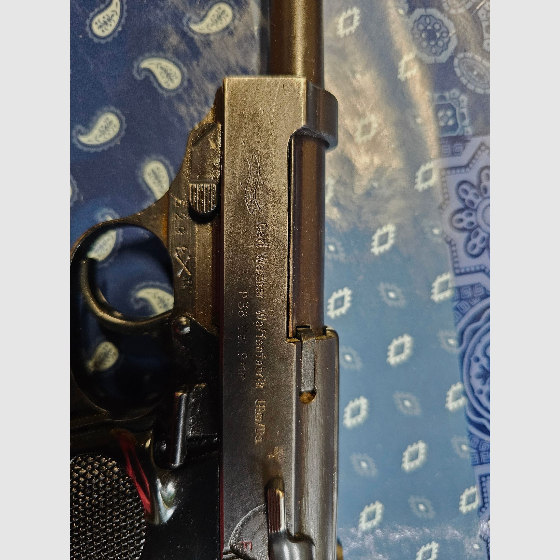 Walther P38 cal 9mm mit Holster und Ersatzmagazinen