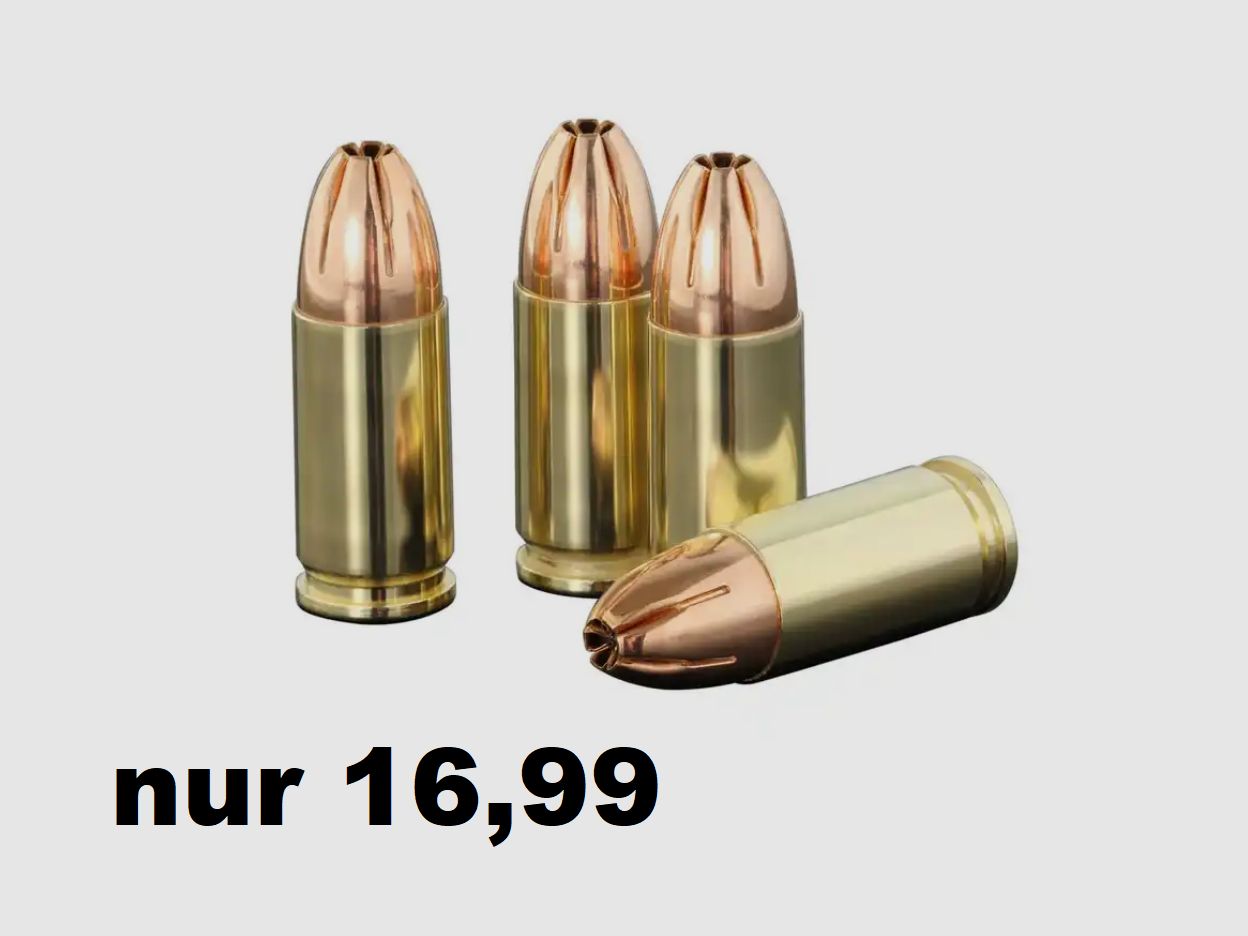 GECO HEXAGON 9mm Luger 9 mm 124gr °°°°°°°°°°°°°°°°°°