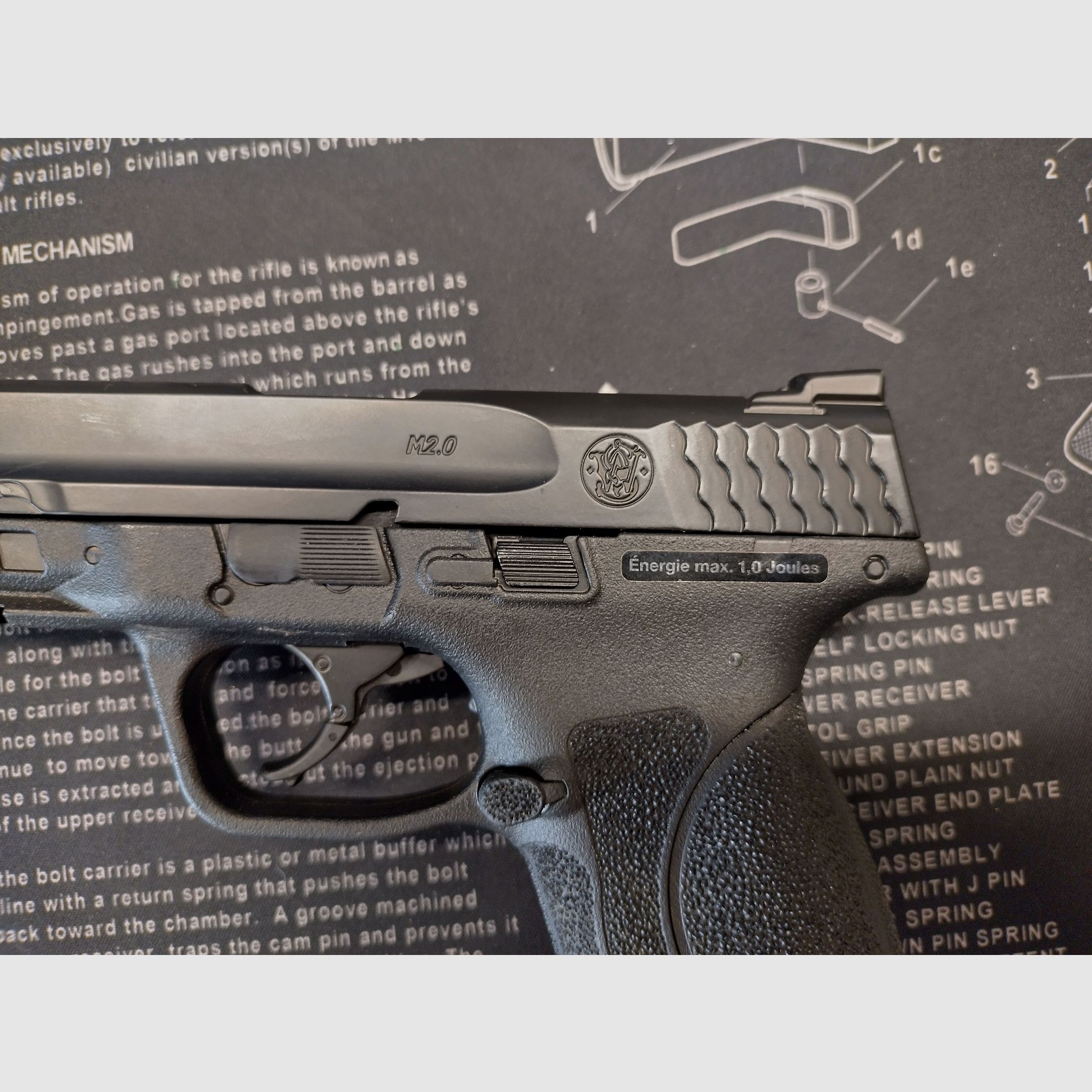 Smith & Wesson M&P9 M2.0 6 mm, CO₂, < 1,0 J, immagine 5 di 6