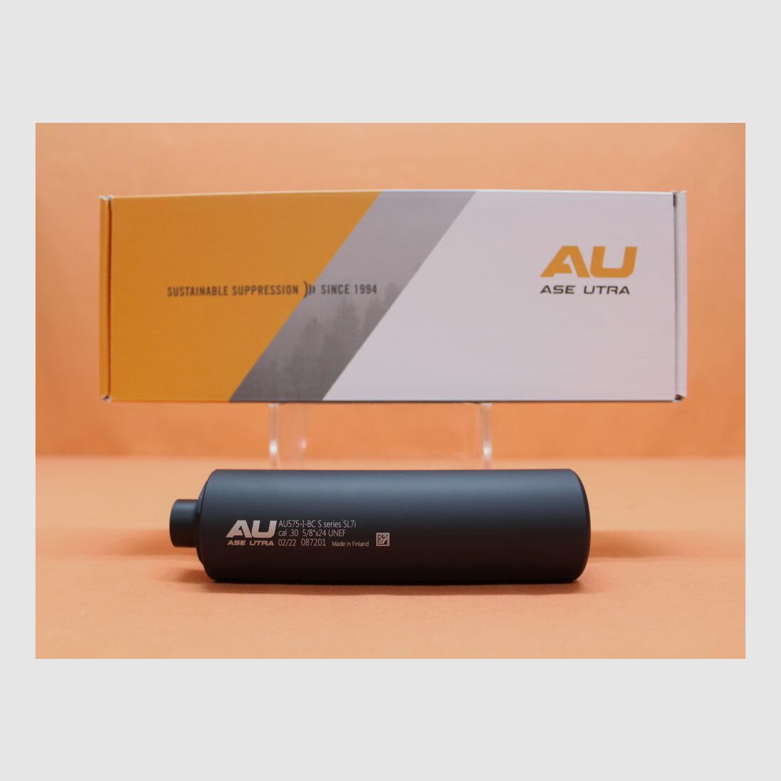 Silenciador ASE Utra hasta .30 ASE Utra SL7i-BC Cerakote Negro (AU575-I-BC S Series) Rosca (5/8-24) Acero