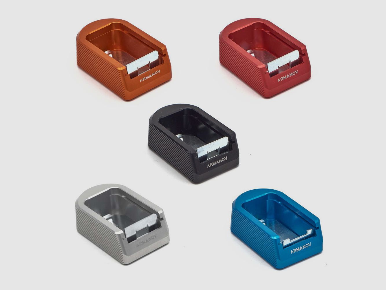 Armanov MPCZ2 magazine base +2 rnd Elegance for Shadow 2, SP-01, CZ 75, Color: Orange, image 1 of 3
