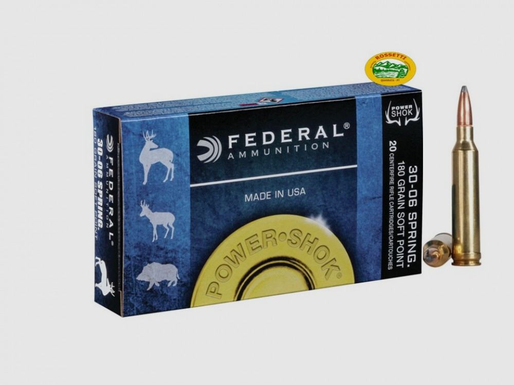 FEDERAL Munition Kal. 30-06 spr 180gr Soft Point 3006B
