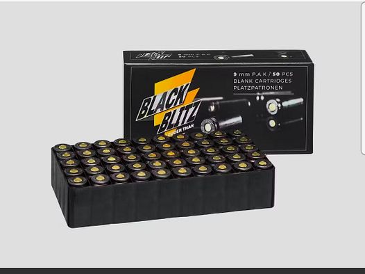 Pobjeda Black Blitz knalpatronen 9mm P.A.K.
