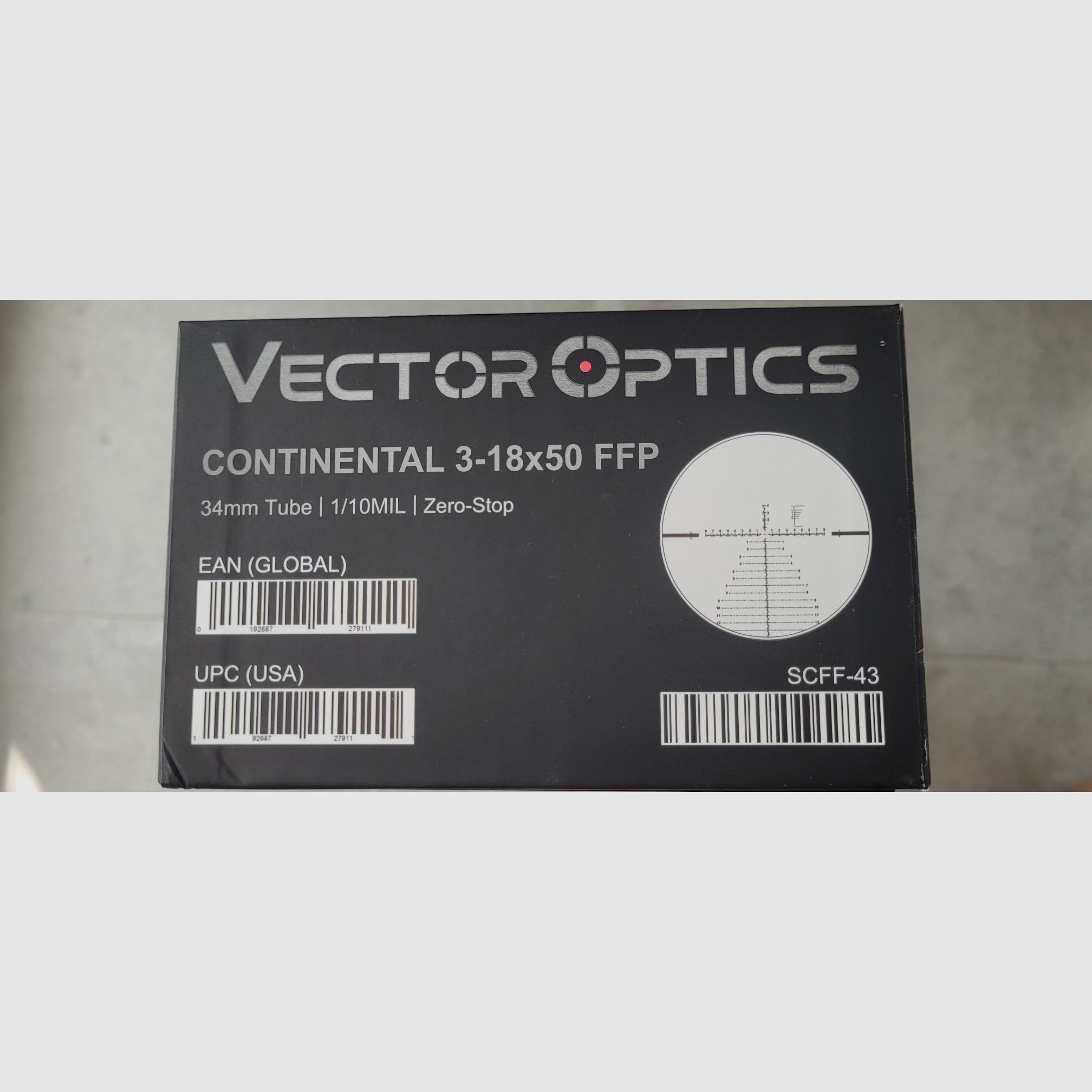 Vector Continental 3-18x50 FFP SCFF-43