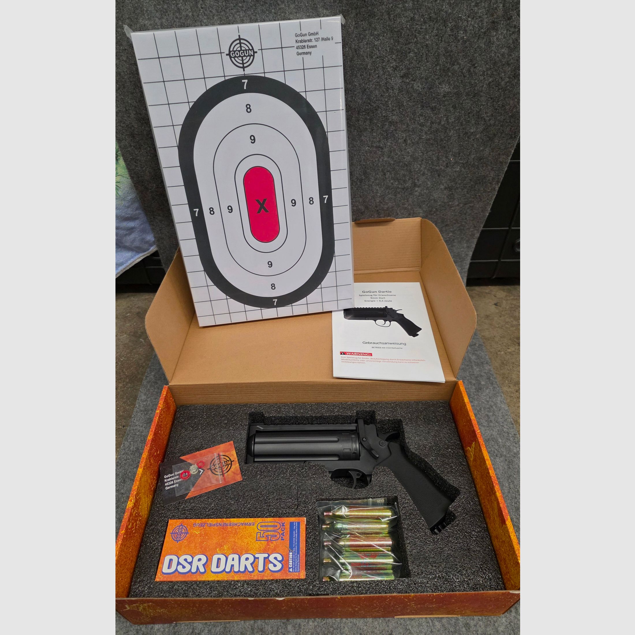 Dartie Speelgoed Revolver van Gogun 0,5 Joule