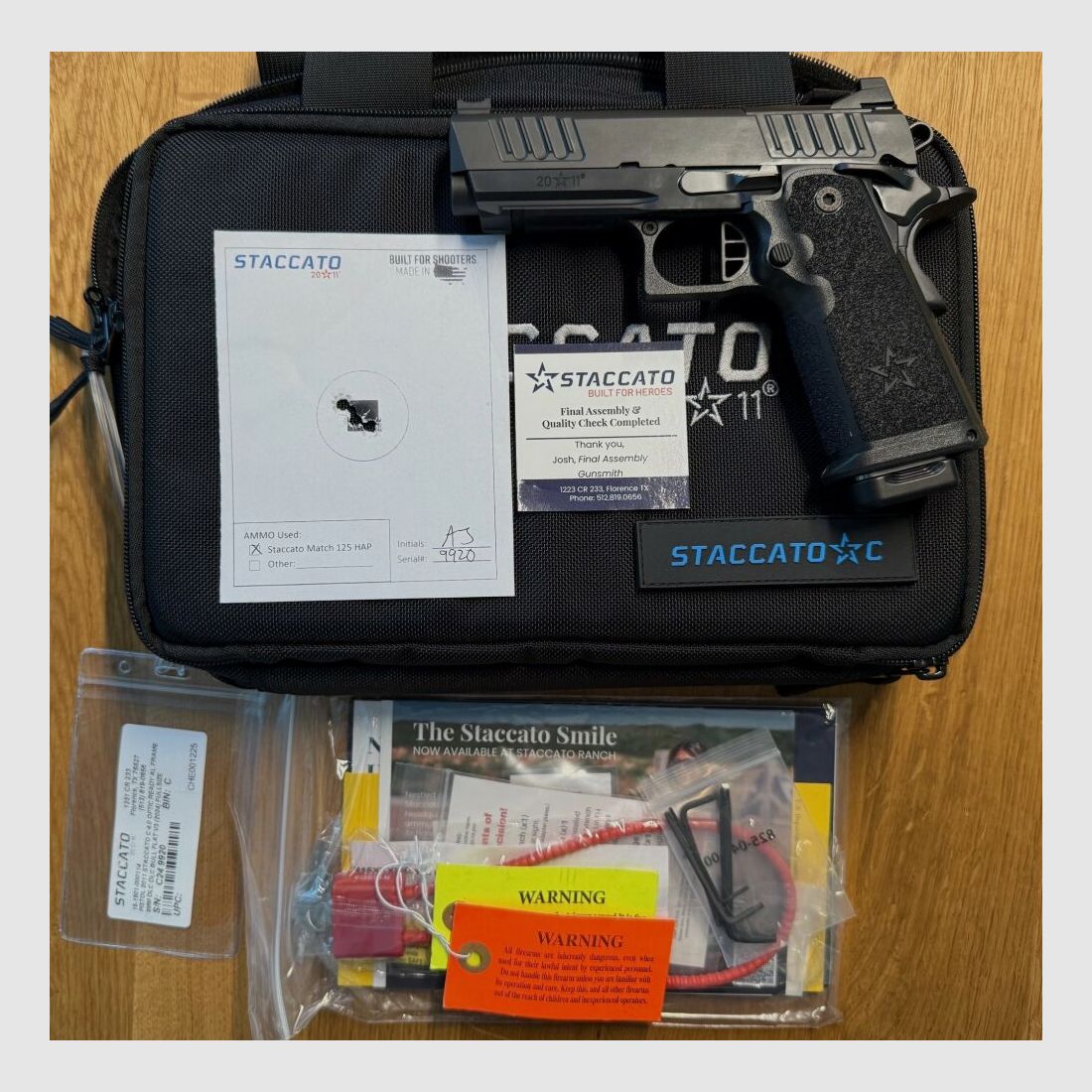Staccato Model C - gerader Abzug - Trijicon RMR HD