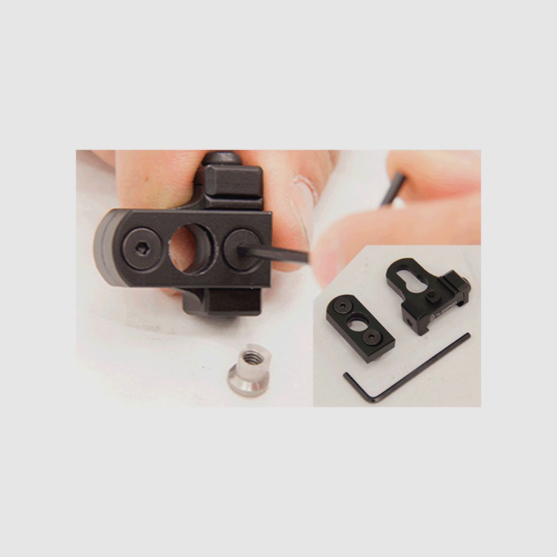 UTG – KEYMOD ZU PICATINNY QD SLING SWIVEL ADAPTER | MONTAGE GURT, Bild 5 von 6