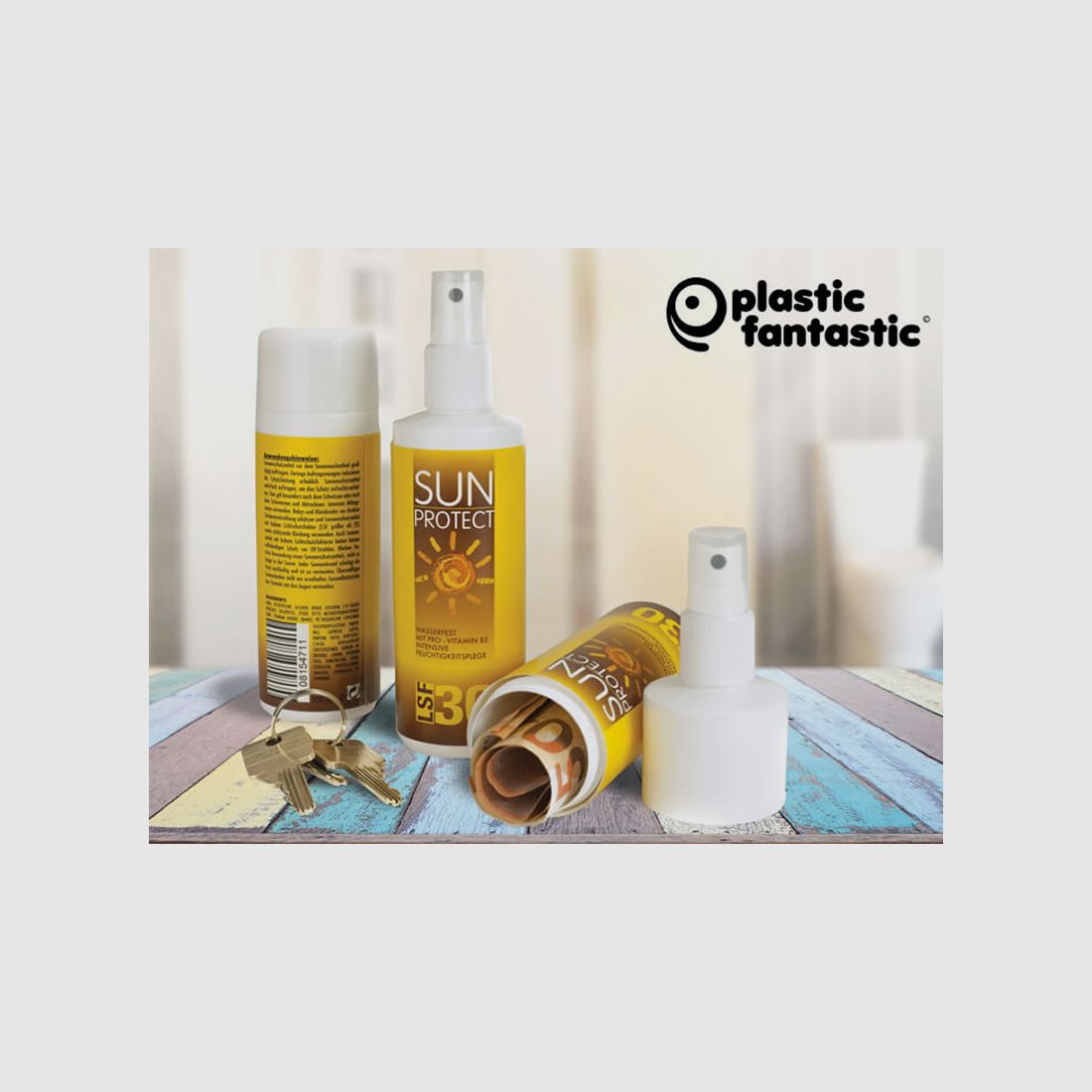 Dosensafe Dosentresor Sonnenmilch Sun Protect Pumpspray