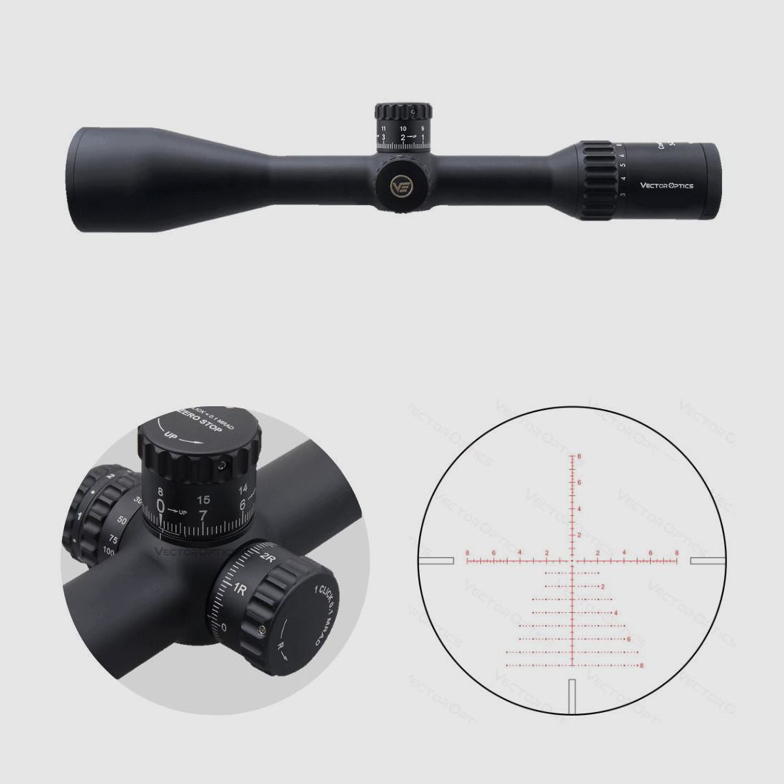 Vector Optics SCOL-T50 Continental x8 3-24×56 ED SFP Tactical