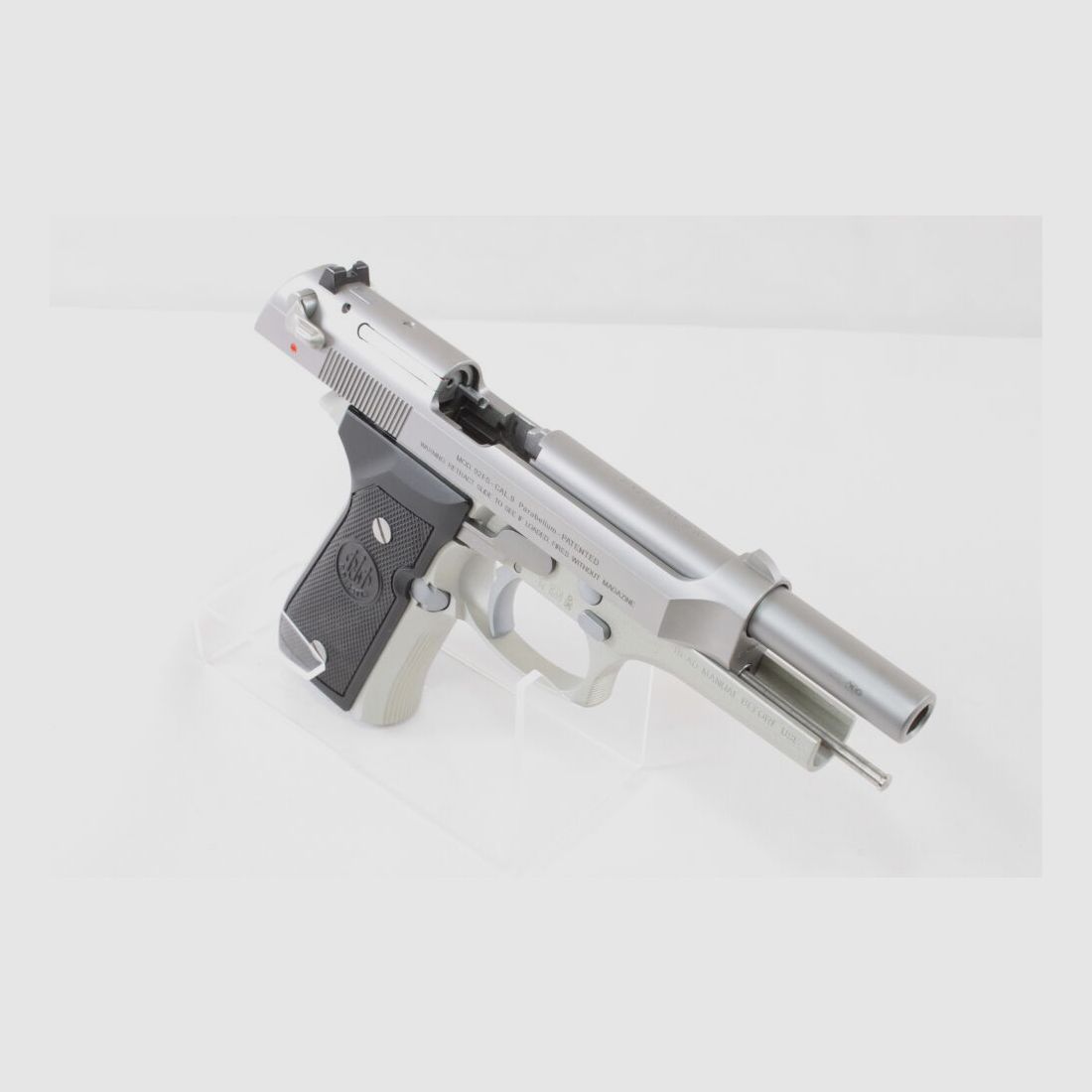 Beretta 92FS Inox - 9mm Luger - viel Zubehör