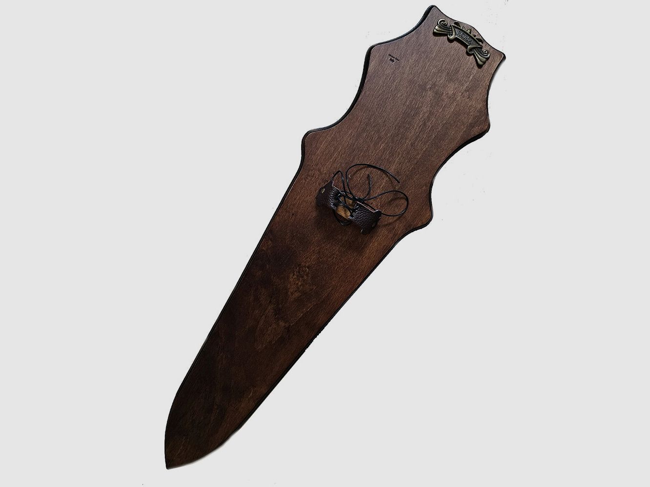 Wandhalterung aus Holz für Gladius Schwert