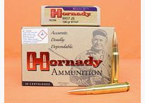 Hornady Patrone 8x57JS Hornady 196grs BTHP (82298) VE 20 Patronen/ 12,7g Hohlspitz-Torpedoheck-Match