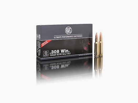 RWS Target Elite Plus Patronen - Kal. 308 Win Mag