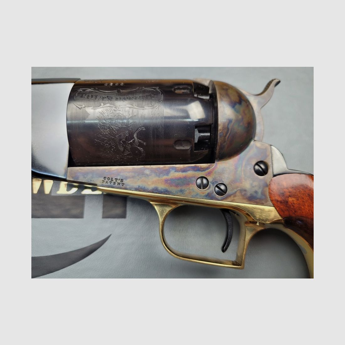 Superb Colt WALKER 1847 – Signature-Serie von Colt – 3. Generation – in seiner Box – rarität in Europa – die treueste und beste Replik, die es gibt – Neuzustand, Bild 8 von 33
