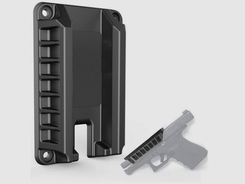 Schwaben Arms GmbH Magnetischer Pistolenhalter Halterung Kurzwaffe mit Quick Draw, extrem flach, optimal für GLOCK