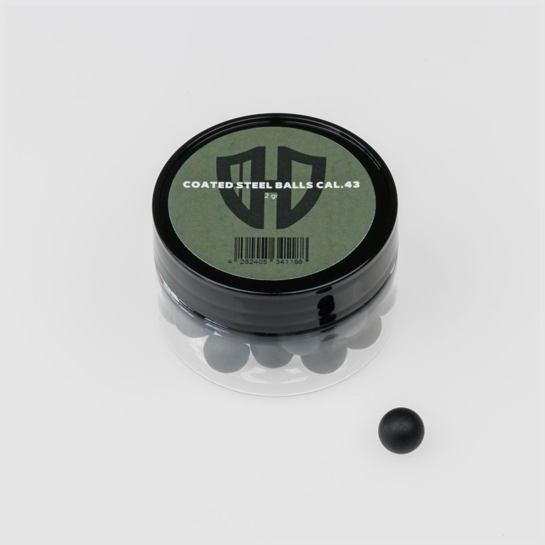 50 x COATED STEEL BALLs | 2g | EXTREM HARD | Cal.43