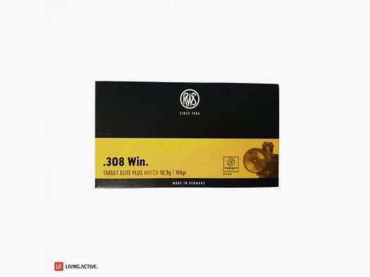 RWS .308 Win. Target Elite Plus Match 168 gr. - 20 pcs.