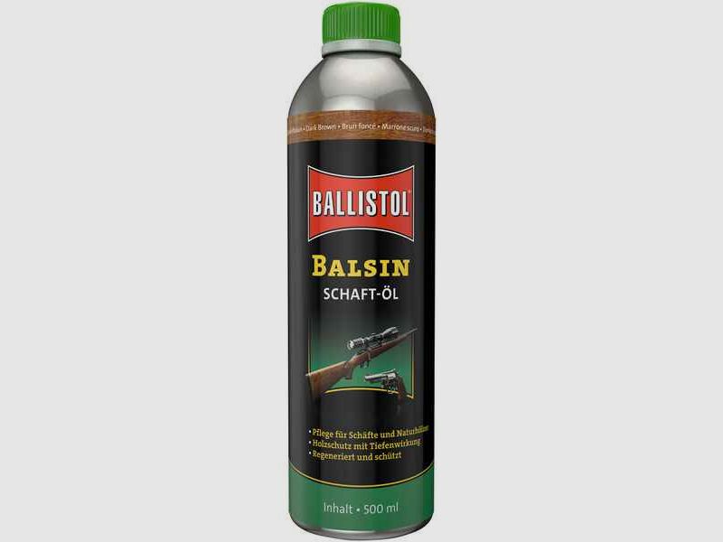 Schaftöl Balsin dunkelbraun 500ml