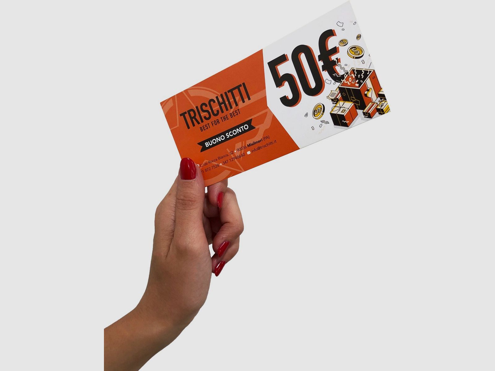 Geschenkkarte Trischitti im Wert von 50€, Bild 1 von 2