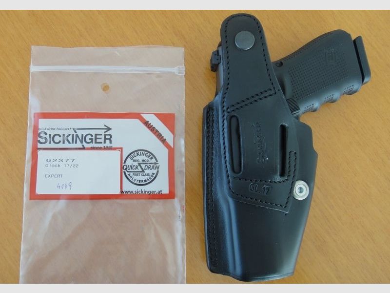 Sickinger Sickinger Holster EXPERT zwart voor SL-pistool Glock 17/22