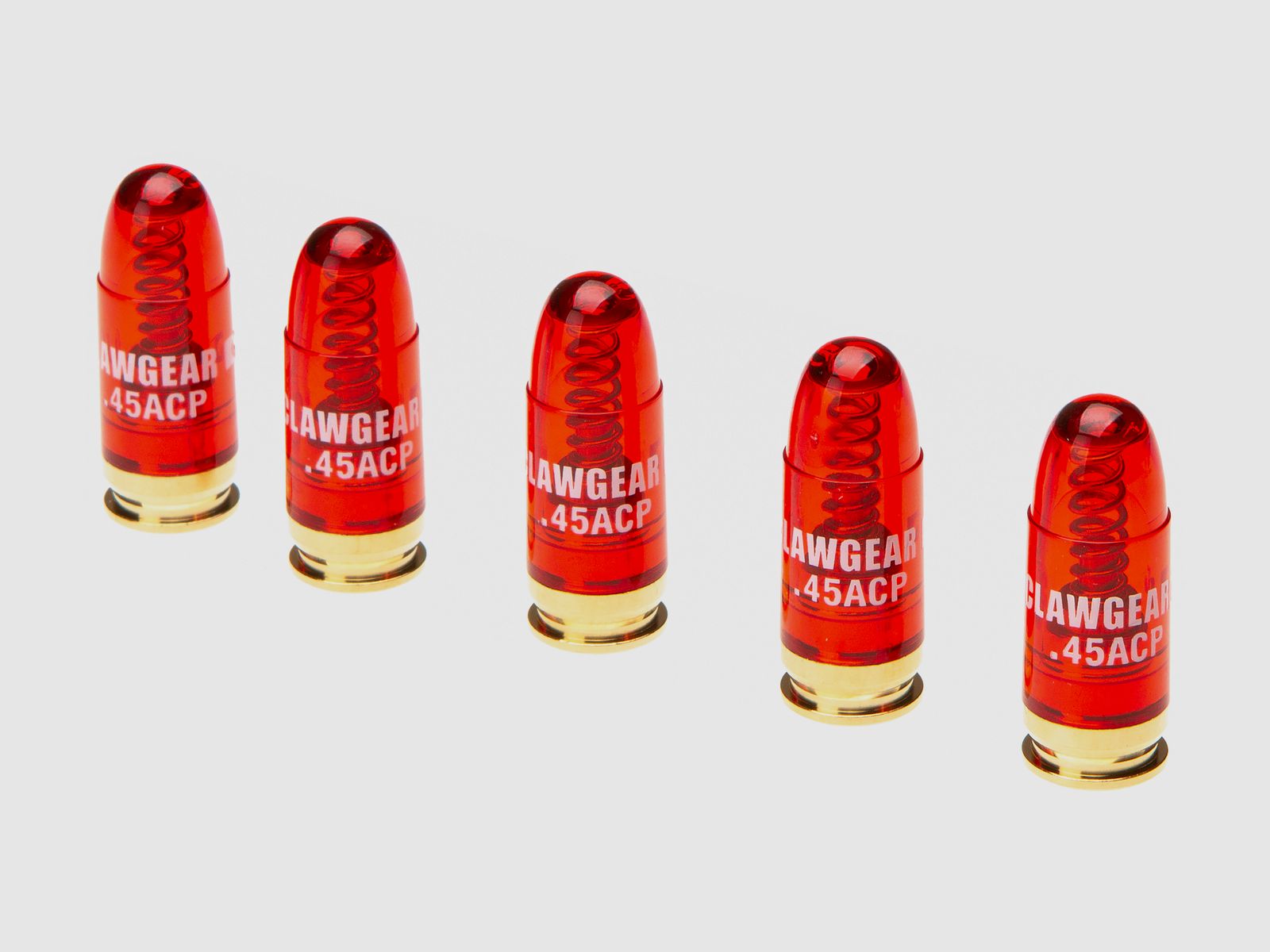 CLAWGEAR 5 Stck. SNAP CAP PUFFERPATRONE .45 ACP ROT