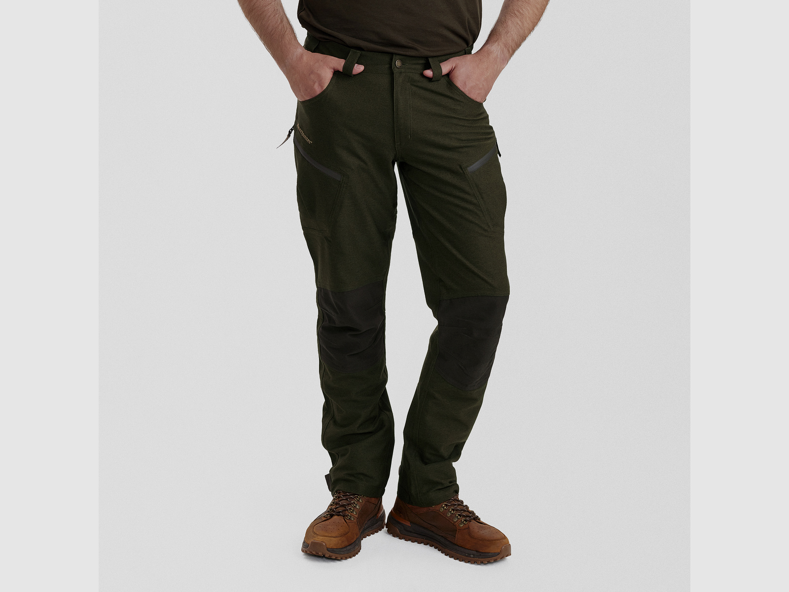Chasse Trousers - Olive Night melange – Kleidergröße Herren: 48