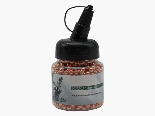 Pallini di metallo ramati 6 mm JS tactical peso 0,90 gr 1000 pz