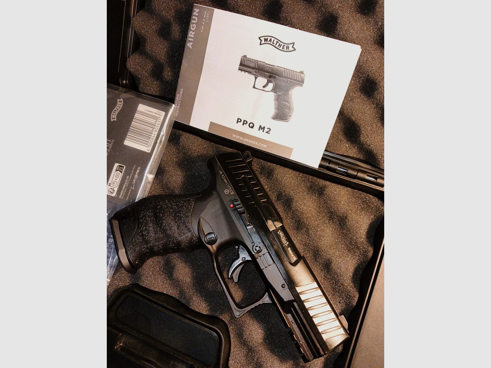 Umarex Walther PPQ M2 CO2 4,5mm Diabolos 21 Schuss Kettenmagazin TOP, Bild 1 von 15