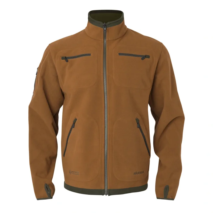 Veste polaire réversible HARKILA Kamko Fleece - Forest night/Rustique clay GORE-TEX WINDSTOPPER (102500256), image 4 sur 10