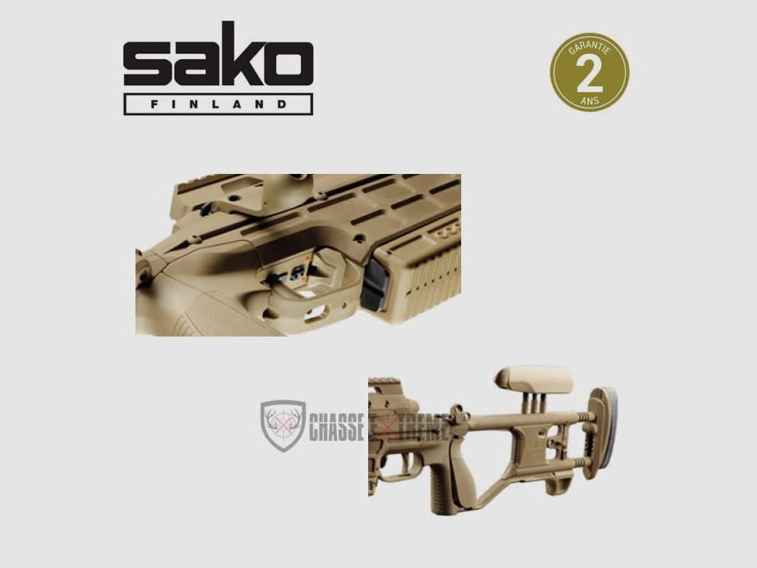 Büchse SAKO TRG M10 Coyotte Brown Kal. 308 Win 10 Schuss, Bild 2 von 2