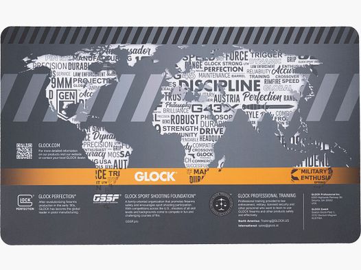 Glock Unterlagsmatte „Training“ – rutschfester Schaumstoff, ölresistent – 50×31 cm