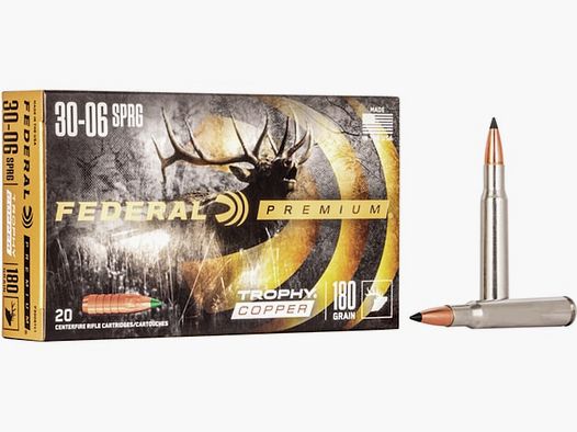 Federal Premium Trophy Copper .30-06 Sprg. 180GR 20 cartouches