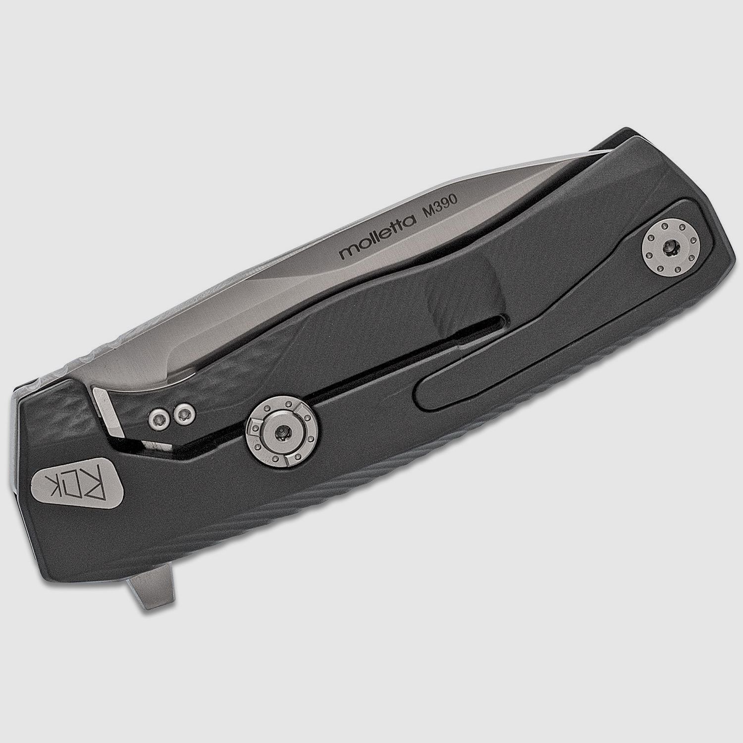 ROK A BS, M390 Satin-Klinge, schwarzer Aluminiumgriff | 97313