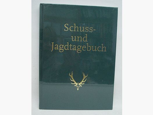 Schuss- und Jagdtagebuch A4 - grünen Leinen, 128 Seiten
