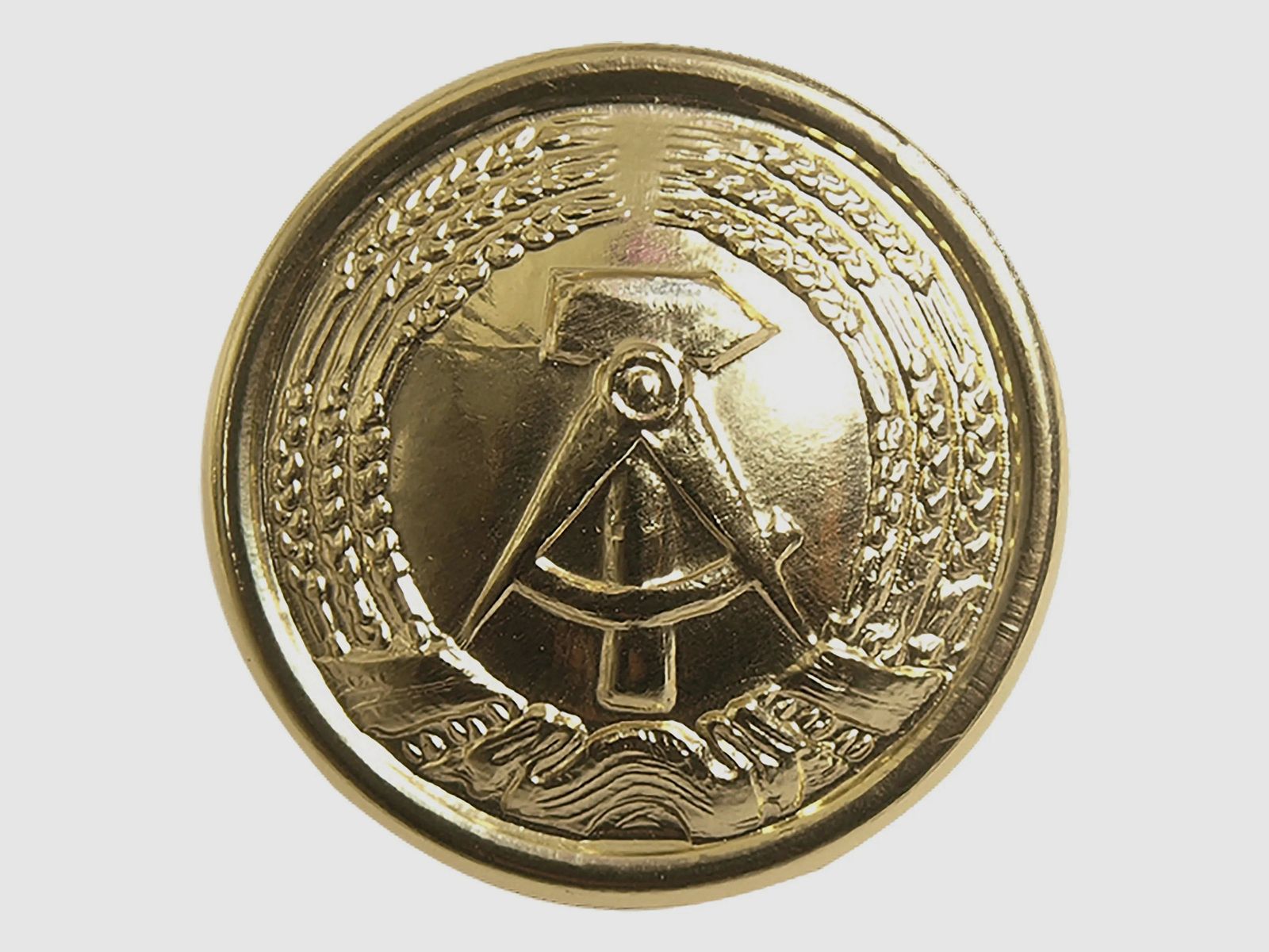 NVA NVA Knopf General 20mm m. Emblem