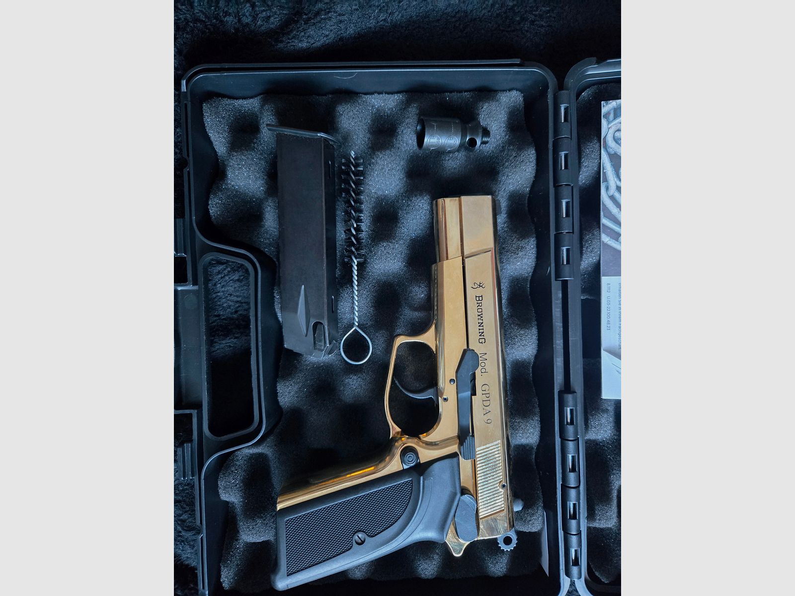 Browning GPDA9 Schreckschuss Pistole 9mm P.A.K. Gold