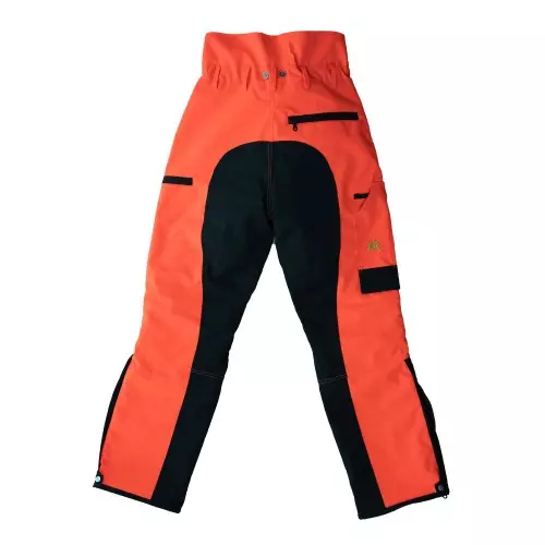 Kruedener Damen Keilerschutzhose Warnrot, Bild 3 von 10