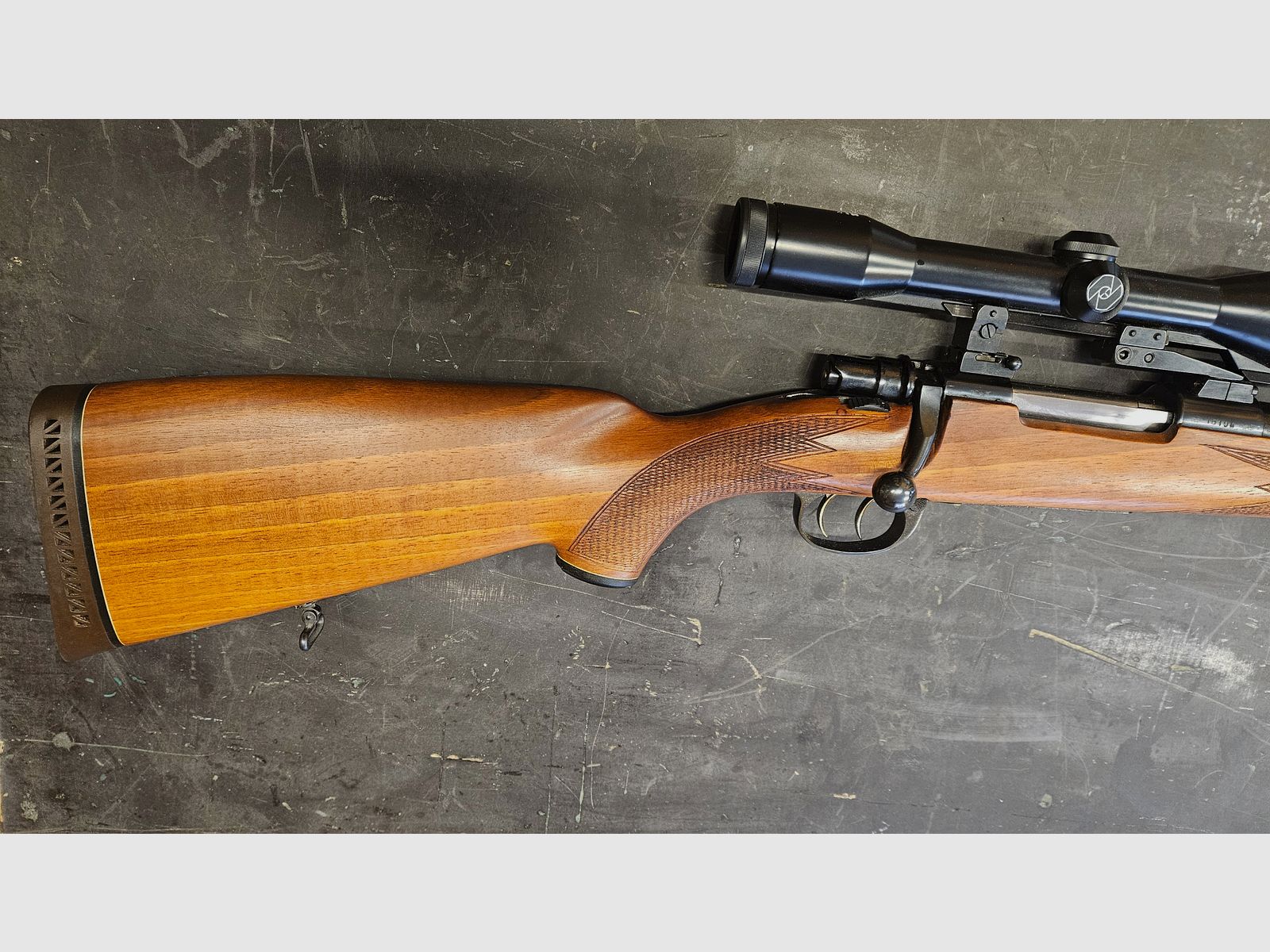 Zastava 98er in 7x64 with Zeiss scope in 6x42