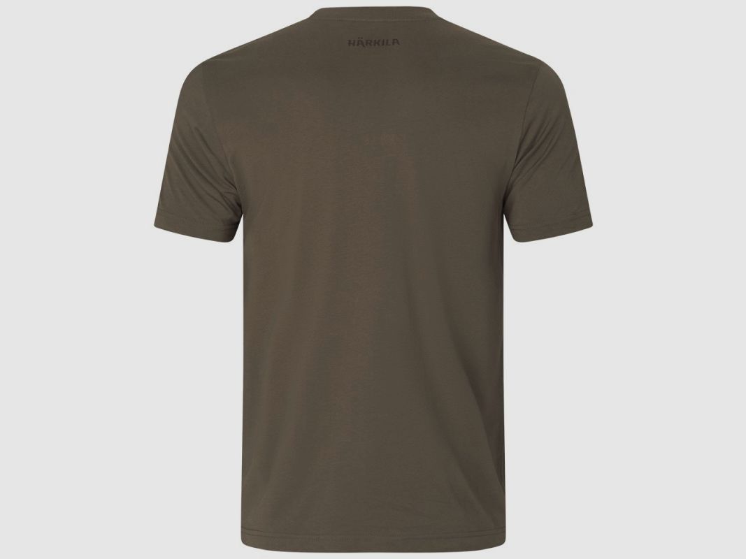 Men’s hunting T-shirt HARKILA H-LOGO T-SHIRT MAJOR BROWN, image 2 of 2