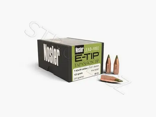 Bleifrei Geschosse Nosler E-Tip 7,62mm, dia .310, 123grs