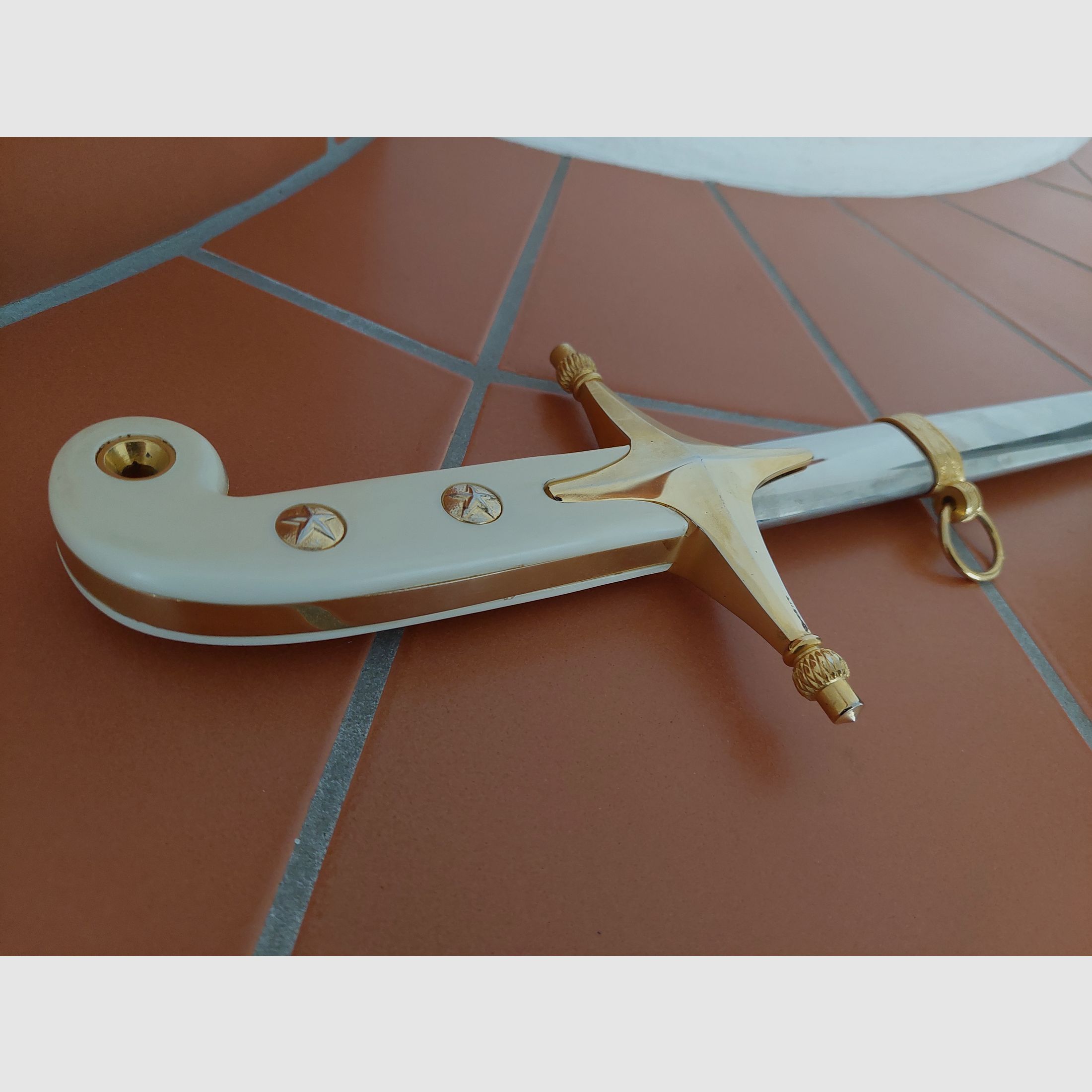 WKC saber / foil, USA, 24 karat gold-plated, price negotiable