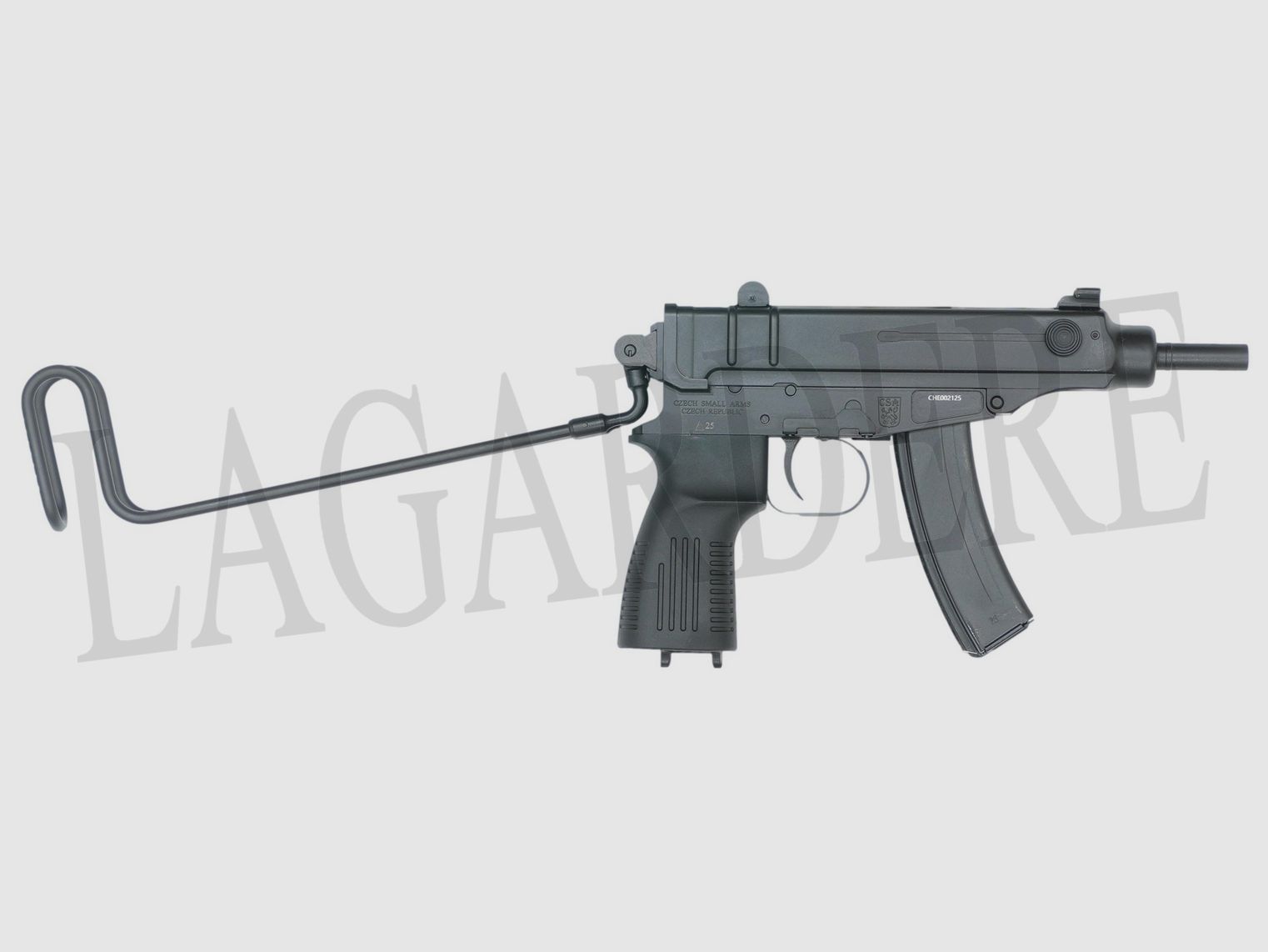 CZECH SMALL ARMS VZ 61 PISTOL(PISTOLET MITRAILLEUR SEMI-AUTO)