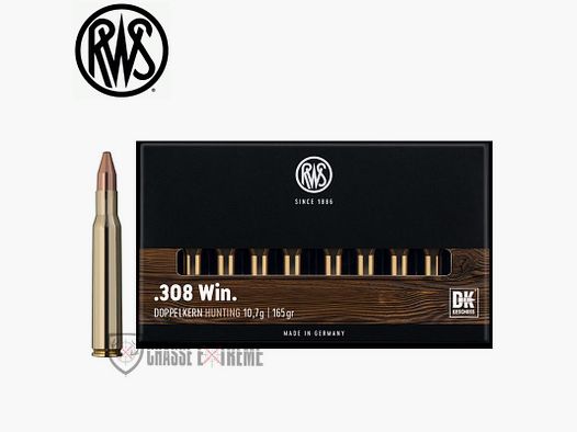 20 Munitions RWS cal 308 Win 165gr DK