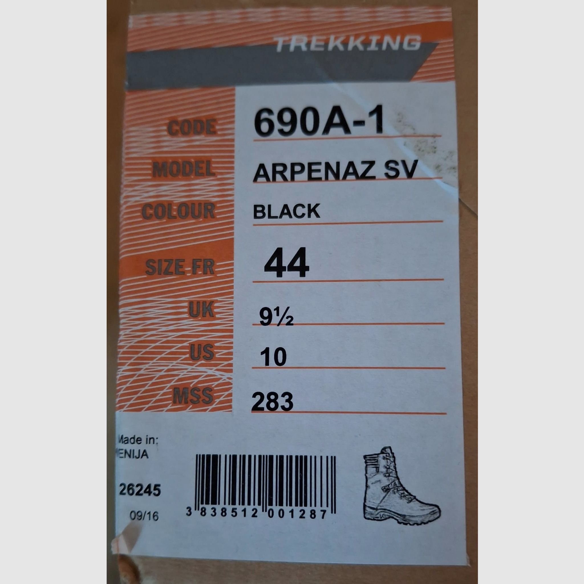 Stivali militari Alpina Tactical Arpenaz SV nuovi...!