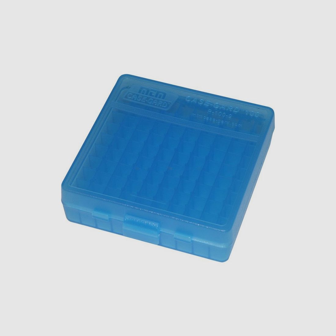 Scatola per munizioni corte P-100-9-24 blu MTM (100 pezzi, 9x19...), immagine 2 di 4