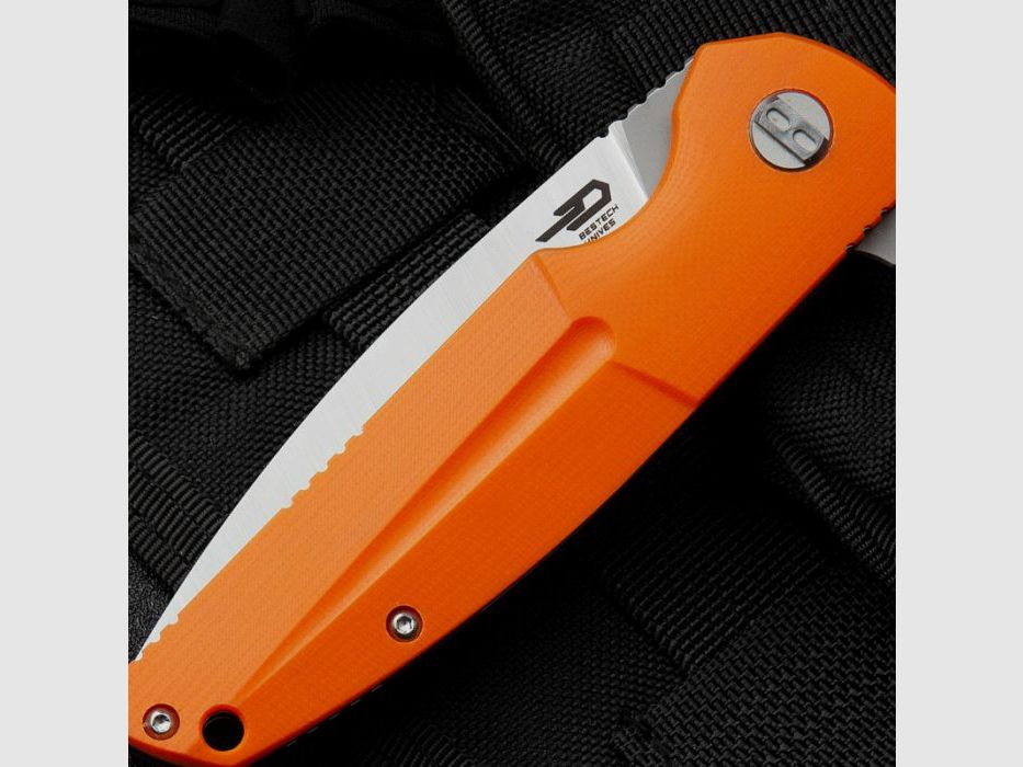 Bestech Knife Fin orange satin, image 11 of 20