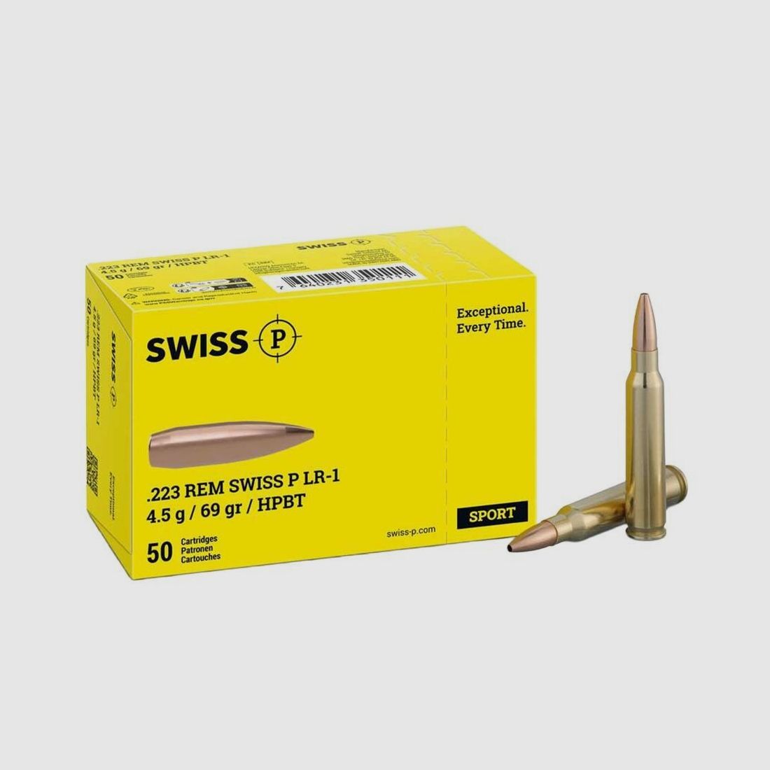 Swiss P LR-1 naboje karabinowe .223 Rem / 4,5 g / 50 szt.